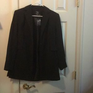 Brand new black blazer. Size 10.